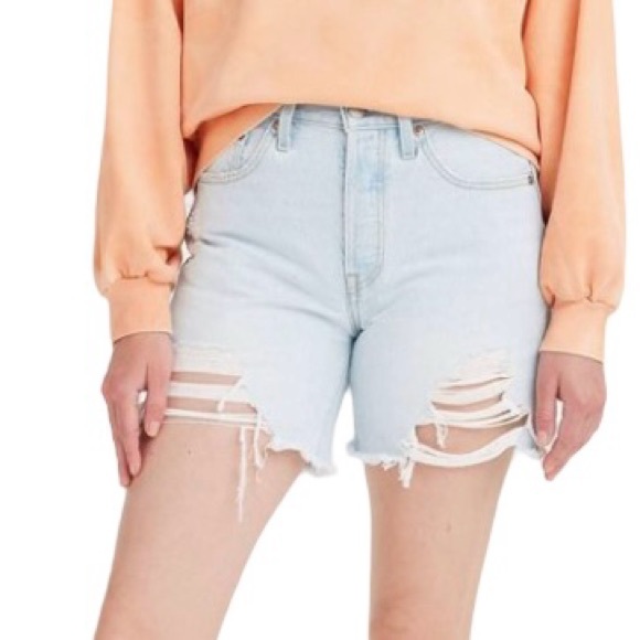 Levi’s 501 Jean Shorts Sz 32 - Picture 12 of 16